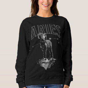 Zodiac Sign Constellation Aries Astrology Horoscop Sweatshirt