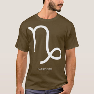 Zodiac Sign Goat Latin Capricorn  (2)  T-Shirt