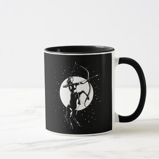Zodiac Sign Illustration - Sagittarius Mug (Right)