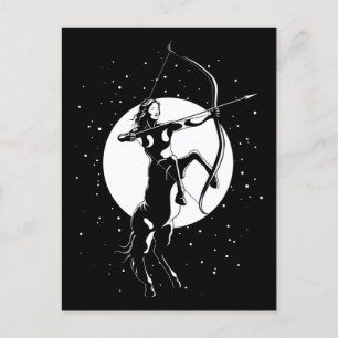 Zodiac Sign Illustration - Sagittarius Postcard