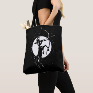 Zodiac Sign Illustration - Sagittarius Tote Bag
