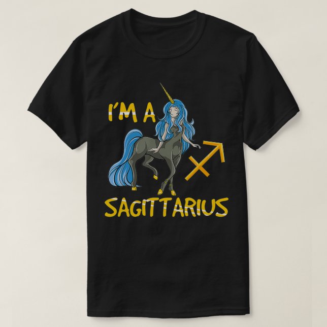 Zodiac Sign  I'm A Sagittarius  T-Shirt (Design Front)