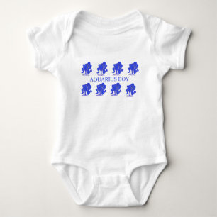 Zodiac sign image for baby Boy bodysuit