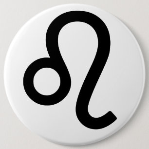 Zodiac sign Leo 6 Cm Round Badge