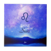 Zodiac Sign Leo Dreamy Star Sky Quote
