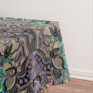 Zodiac Sign Leo Mandala Tablecloth