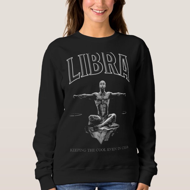 Zodiac Sign Libra Astrology Horoscope Sweatshirt (Front)