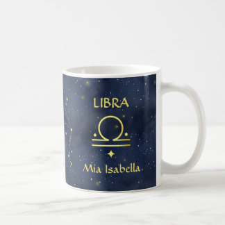 Zodiac Sign Libra & Celestial Cat Mug