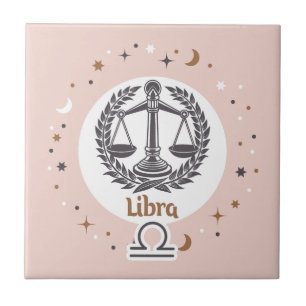 Zodiac Sign Libra Tile