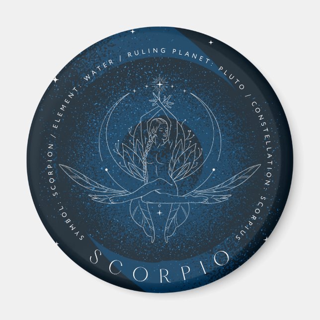 Zodiac sign magnets (Front)