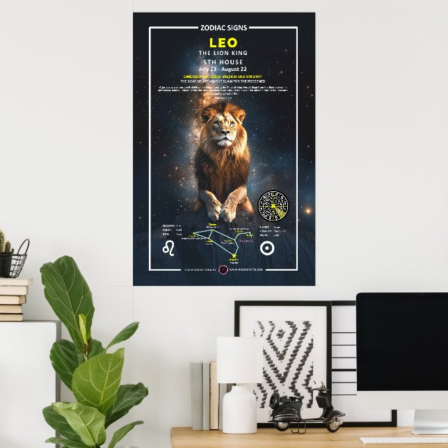 Zodiac Sign of Leo (Home Office)