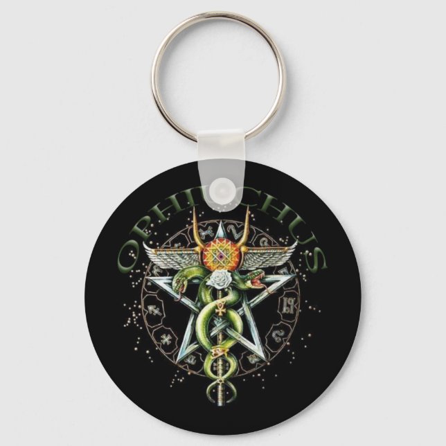 Zodiac Sign Ophiuchus NEW Key Ring (Front)