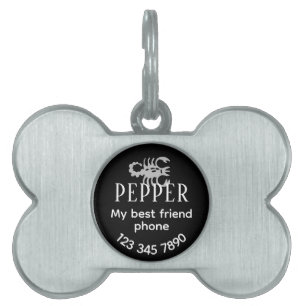 Zodiac Sign Pet ID Tag