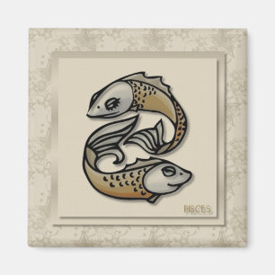 Zodiac Sign Pisces Magnet