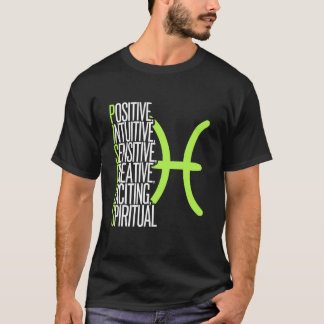Zodiac Sign Pisces Sign Constellation Birthday Hor T-Shirt