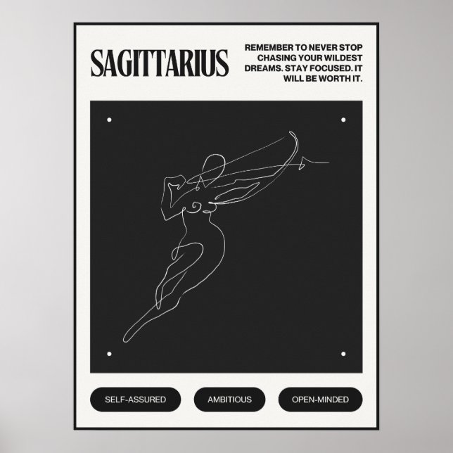 Zodiac Sign Sagittarius  (Front)