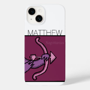 Zodiac Sign Sagittarius personalised Birthday iPC Case-Mate iPhone 14 Case