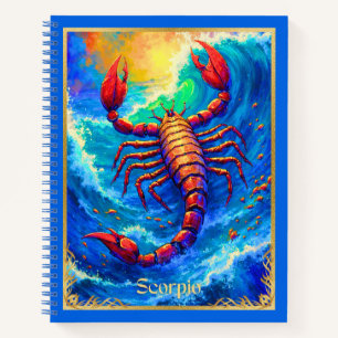 Zodiac Sign Scorpio in Deep Waters Journal