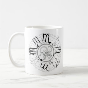 Zodiac Sign Scorpio.w Coffee Mug
