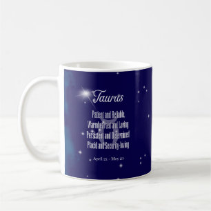 Zodiac Sign Taurus Constellation Coffee Mug