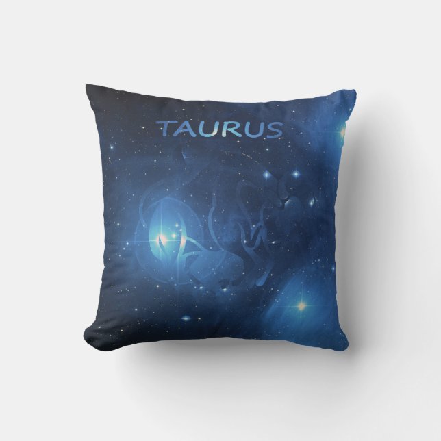 Zodiac sign Taurus Cushion (Front)