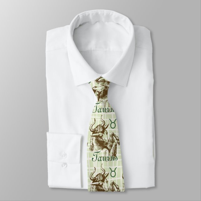 Zodiac Sign Taurus Symbol Tie (Tied)