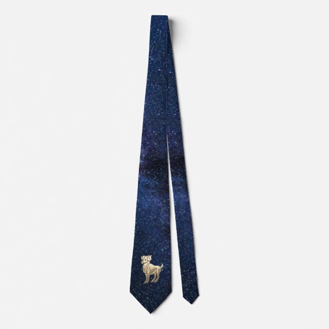 Zodiac Sign Tie For Aries Man (Front)