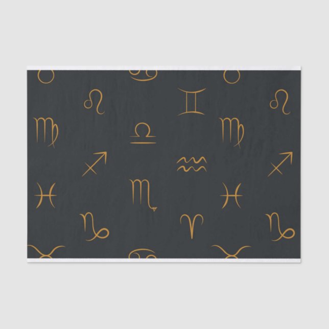 Zodiac Sign Tissue Paper (Front)