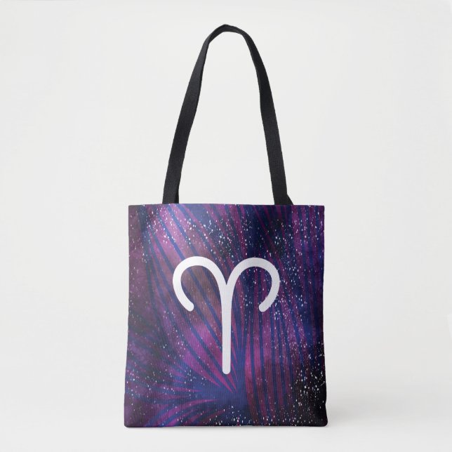 Zodiac Sign Tote - Aries Bag (Front)