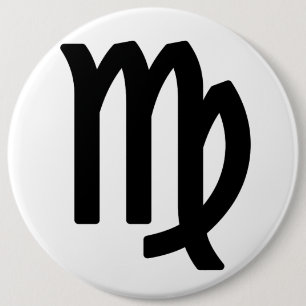 Zodiac sign Virgo 6 Cm Round Badge