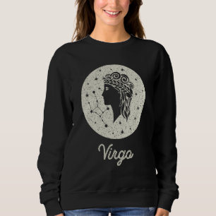 Zodiac Sign Virgo Birthday Graphic for Men and Wom Sweatshirt