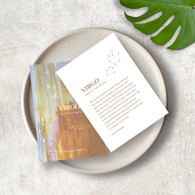Zodiac Sign Virgo Jewellery Display Card (Creator Uploaded)