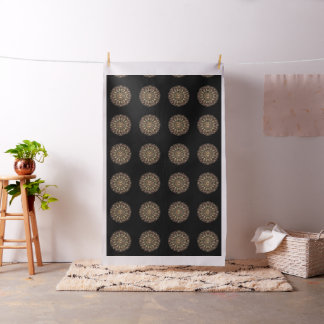 Zodiac Sign Virgo Mandala Earth Tones Fabric