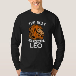 Zodiac Signs Astrology Horoscope Astrologer Leo J T-Shirt