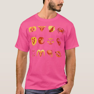 Zodiac Signs Girlfriend Zodiac Horoscope Astrology T-Shirt