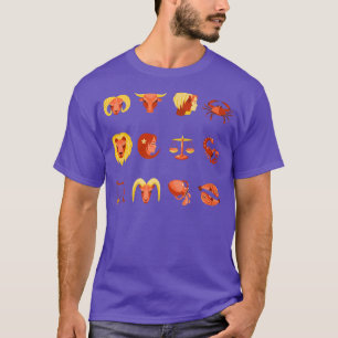 Zodiac Signs Halloween Zodiac Horoscope Astrology  T-Shirt