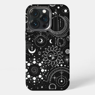 Zodiac Signs Night Sky Constellation Stars iPhone 13 Pro Case