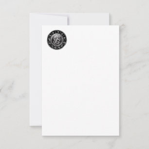Zodiac signs thank you card