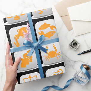 Zodiac Signs Wrapping Paper