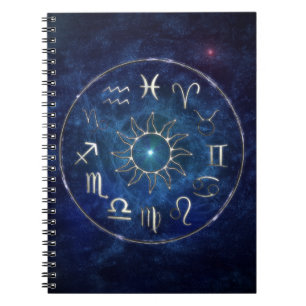 Zodiac Spiral Notebook