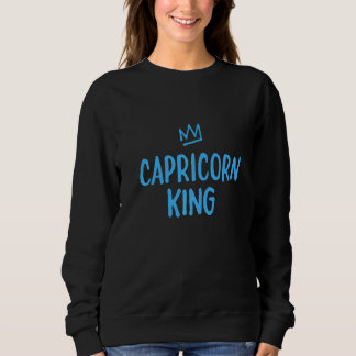 Zodiac Star Sign Astrology Horoscope King Caprico Sweatshirt
