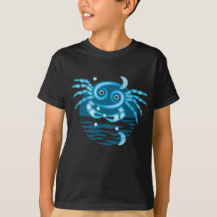 Zodiac Star Sign - Cancer Symbol T-Shirt
