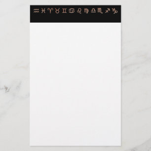 Zodiac Stationery