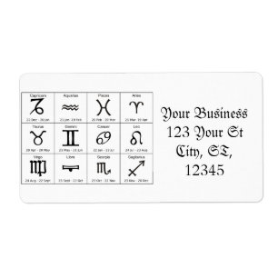 Zodiac Sun Sign Astrology Calendar Thunder_Cove