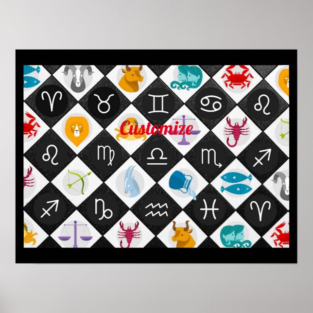 Zodiac Sun Sign Astrology Calendar Thunder_Cove  (Front)