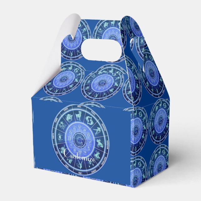 Zodiac Sun Sign Astrology Calendar Thunder_Cove Favour Box (Front Side)