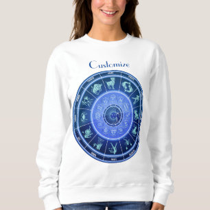 Zodiac Sun Sign Astrology Calendar Thunder_Cove Sweatshirt
