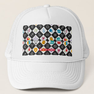 Zodiac Sun Sign Astrology Calendar Thunder_Cove   Trucker Hat