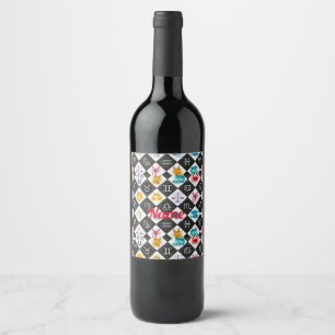 Zodiac Sun Sign Astrology Calendar Thunder_Cove  Wine Label