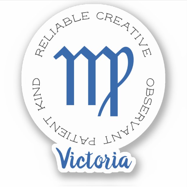 Zodiac Symbol Virgo (Front)